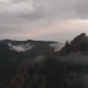 Fog Among the Mountain Peaks Bad Weather and Fog in the Siberian Nature Reserve - VideoHive Item for Sale