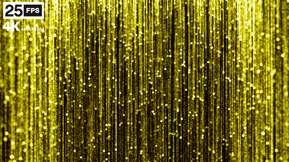 Light Falling Gold 4K