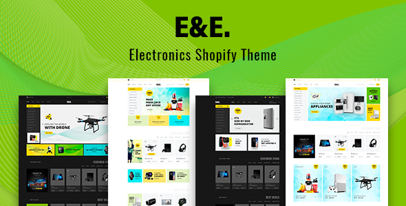 Electronics Shopify Theme - E&E / Themeforest, Ecommerce, Shopify, Shopping