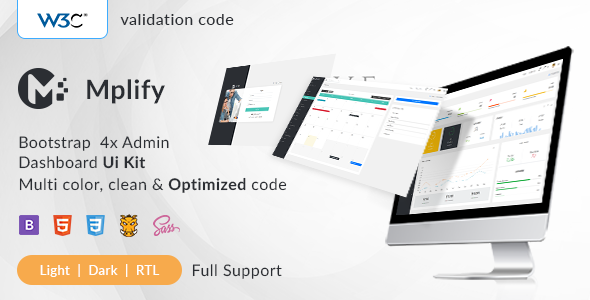 Mplify – Bootstrap Admin Dashboard Template & UI KIT