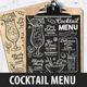 Cocktail Drink Menu - GraphicRiver Item for Sale