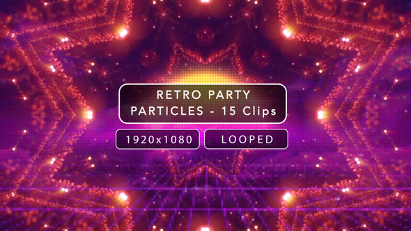 Retro Party Particles