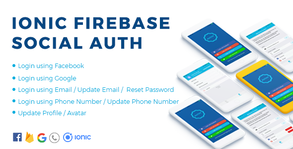 Authy - Ionic Firebase Social Authentication Full App