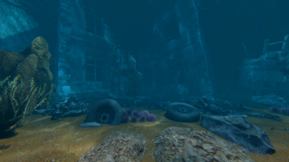 City Flooded With Water alt