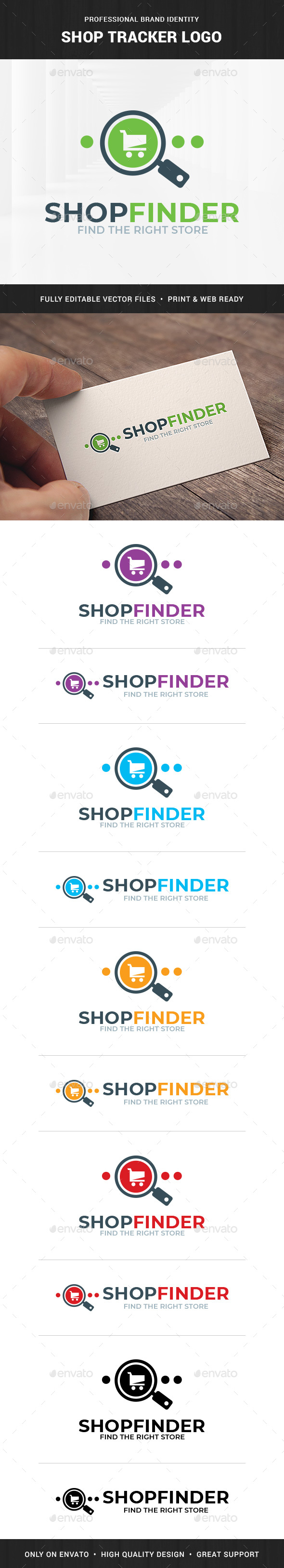 Shop Tracker Logo Template