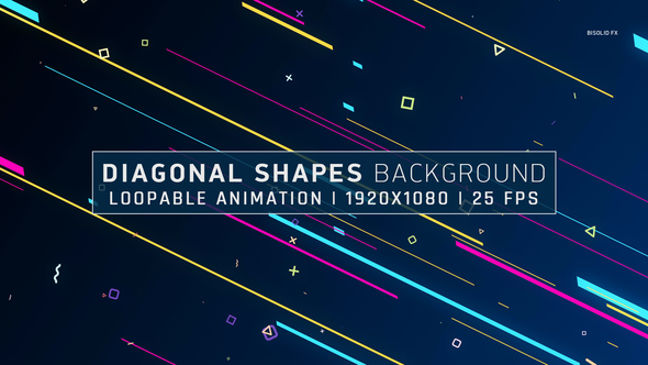 Diagonal Shapes Background