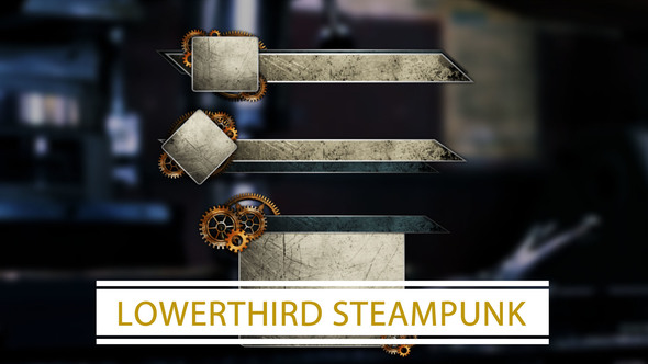 Lower Thirds Steampunk