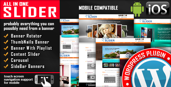 All In One Slider Responsywna wtyczka WordPress Slider