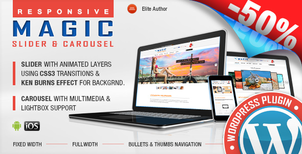 Magic Responsive Slider and Carousel WordPress Plugin