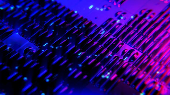 Digital Background Grid Data