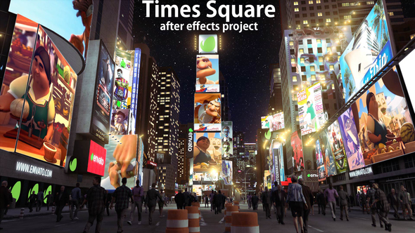 Download Times Square Video Effects Stock Videos From Videohive
