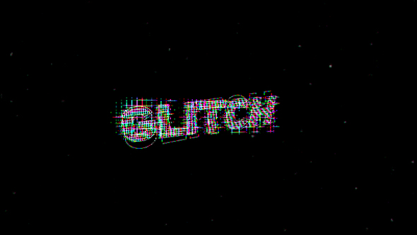 Fast Grunge Glitch Logo 4K alt