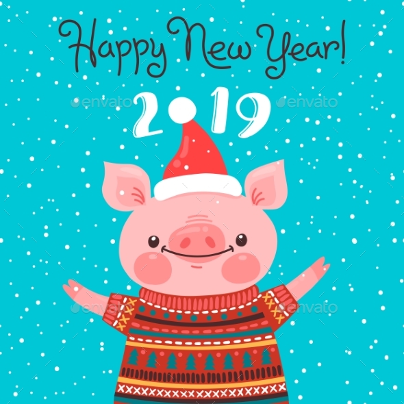 Happy 2019 New Year Card
