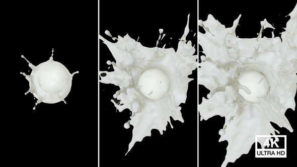Milk Drop Splash 4K alt