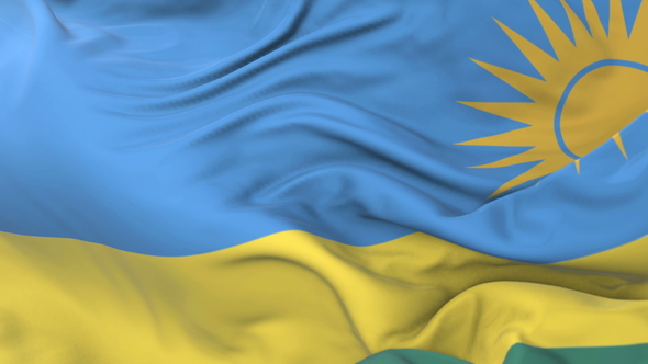 Rwanda Flag Waving