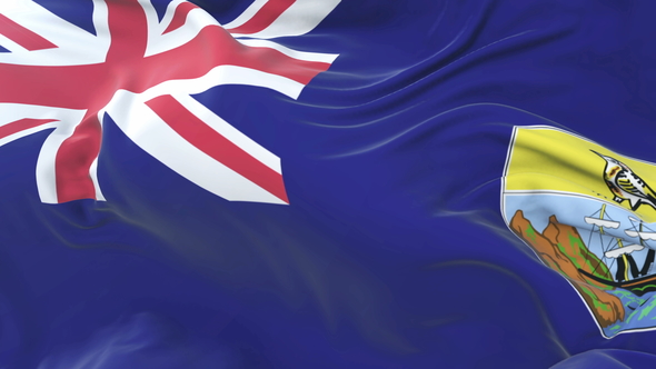 Saint Helena Flag Waving alt