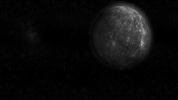Mercury Planet Rotating and Orbiting alt