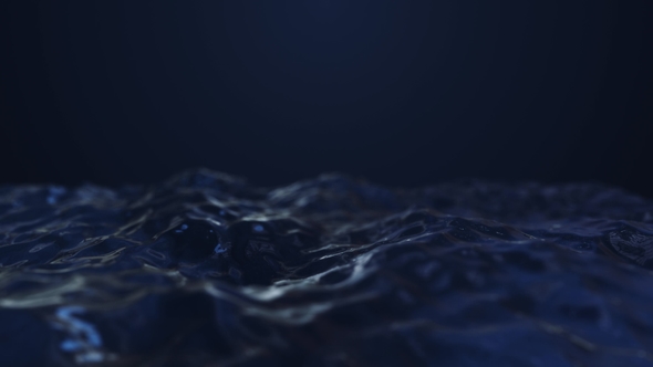 Dark Blue Abstract Waves alt