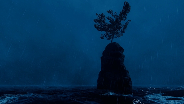 Storm on the Sea with Lightning alt