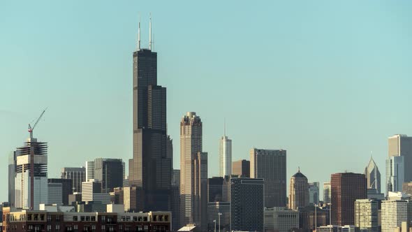 Chicago Cityscape Time Lapse