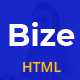 Bize - Startup Agency, Business Landing Page HTML Template - ThemeForest Item for Sale
