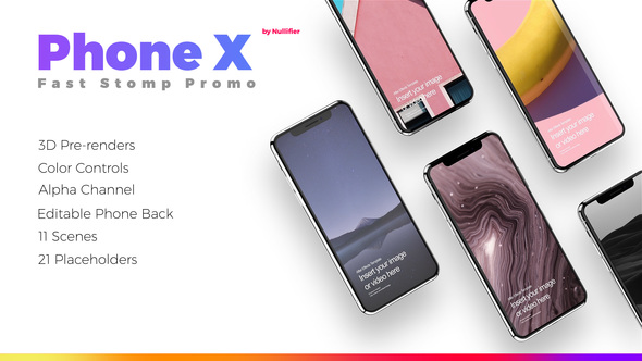 App Promo Stomp - Phone X