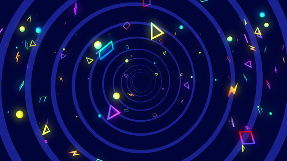 Abstract Retro Geometric Shapes alt