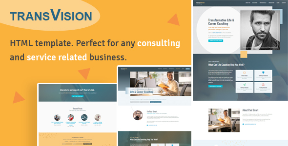 TransVision - Life Coaching & Consulting Template