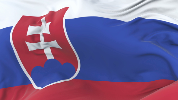 Slovakia Flag Waving