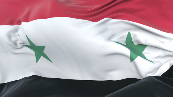 Syria Flag Waving