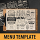 Burger Menu Template - GraphicRiver Item for Sale