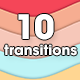 Colors Transition Summer Style Flat Shape Pack 10 - VideoHive Item for Sale