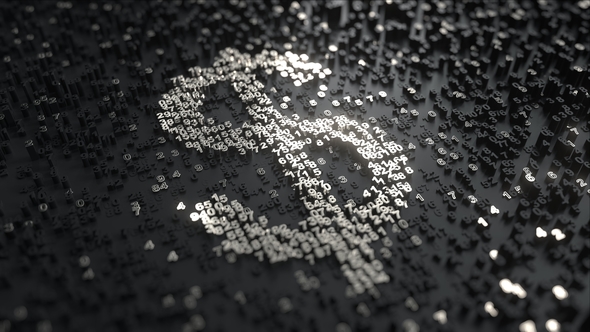 Dollar Sign Made of Silver Numbers alt