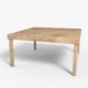 Wooden Table - 3DOcean Item for Sale
