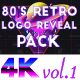 80's Retro Logo Reveal Pack vol.1 - VideoHive Item for Sale