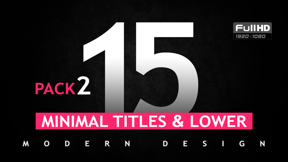 15 Minimal Titles Part 2 alt