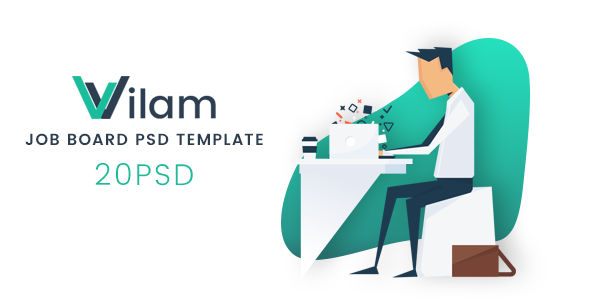 ViLam - Job Board PSD Template