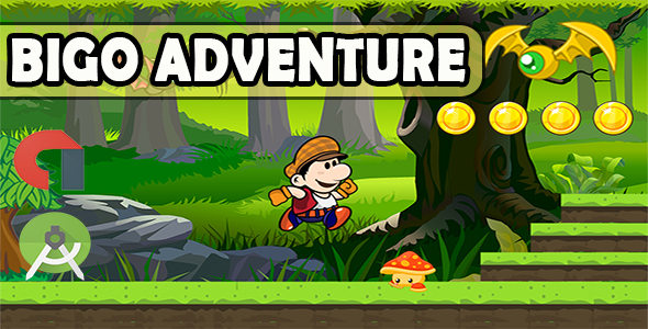 Bigo Adventure Android Game Template Android Studio Project Admob Ads
