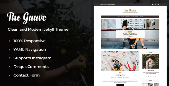 The Gauve - Top Jekyll Theme for Awesome Websites