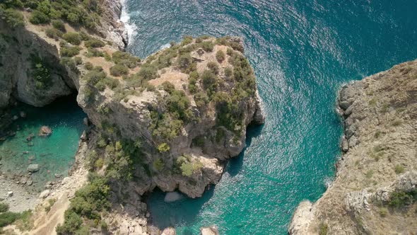 A Beautiful Bay on the Coast of the Sea