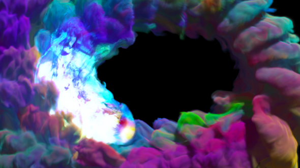 Colorful Fireball Transition alt