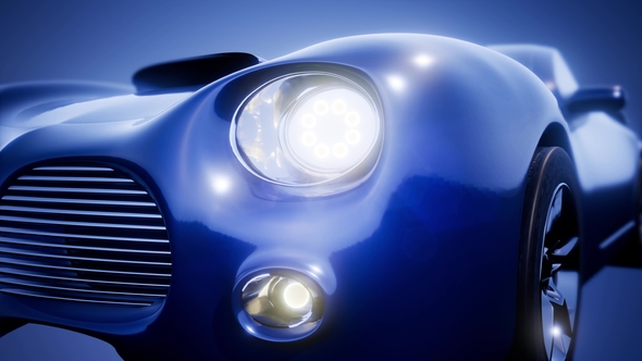 Car Chassis with Engine alt