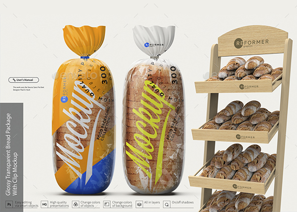 Download Bread Packaging Mockups From Graphicriver