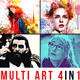 Mult Art - 4in1 Photoshop Actions Bundle - GraphicRiver Item for Sale