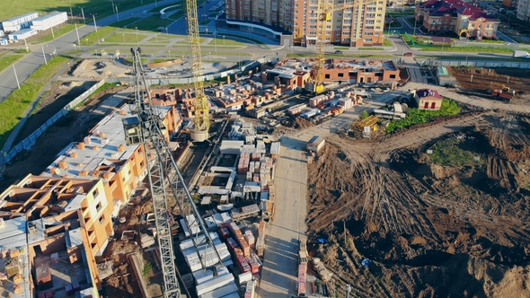 Building Process of a New Residential Neighborhood alt