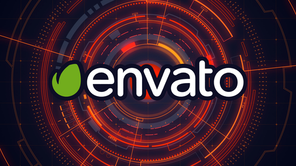 Hi-Tech HUD Logo Reveal alt