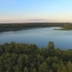 Aerial View on the Russian Lake in the Forest - VideoHive Item for Sale