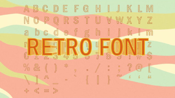 Retro Fonts