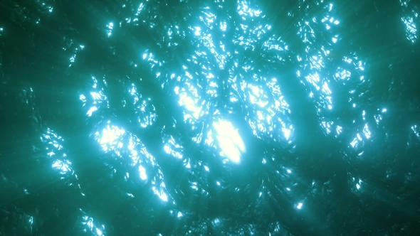 Underwater Loopable Background with Sun Beam