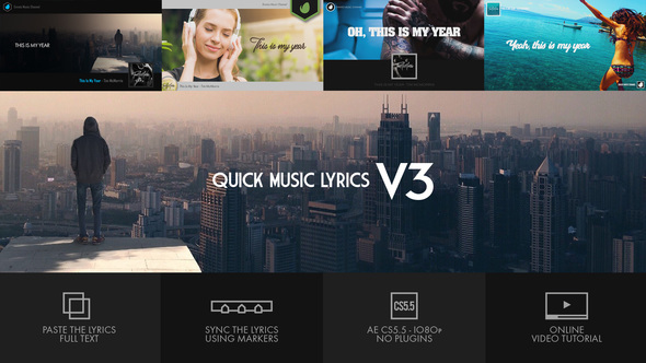 Quick Music Lyrics - V3 alt